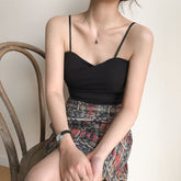 Sexy Spaghetti Strap Camisole Crop Tops